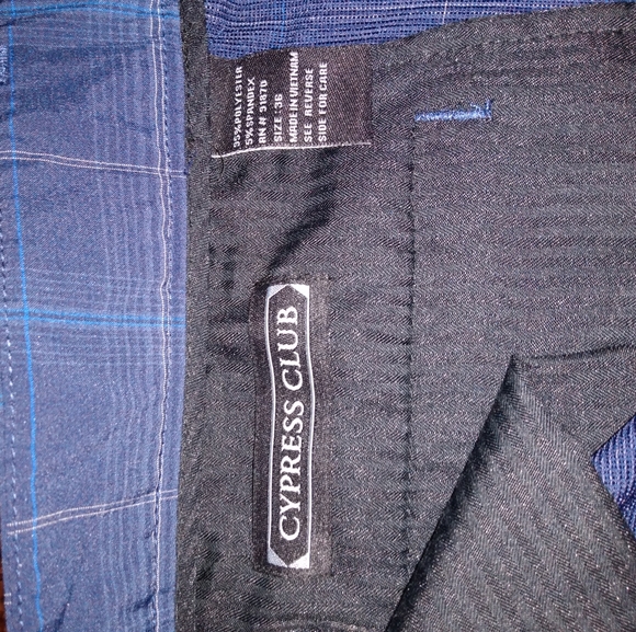 Blue checker Cypress Club Shorts - Picture 2 of 2